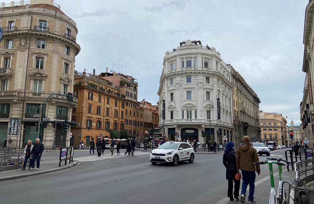 イタリアの街並み